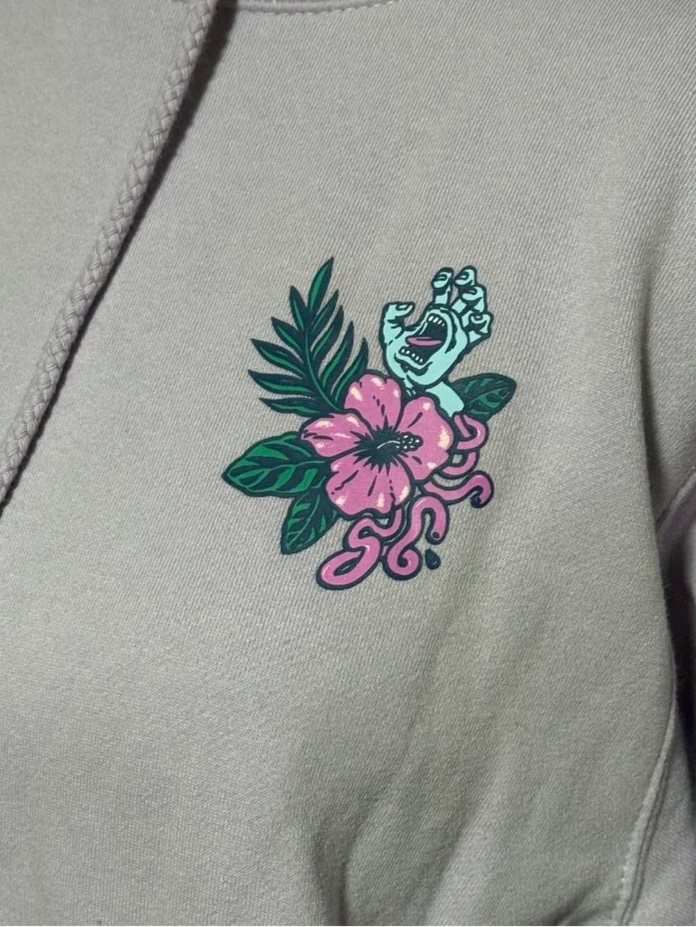 Santa Cruz Purple Hoodie Medium Skate Graphic Logo Pullover Streetwear Skater - Picture 2 of 6